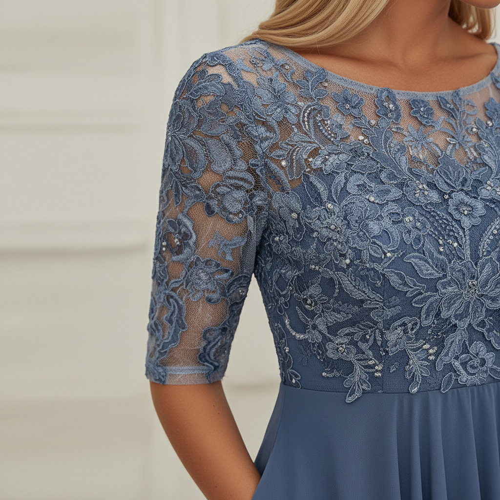 Leichtes Chiffonkleid - FlowingDelight 