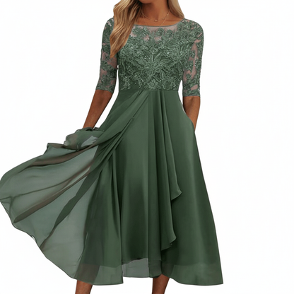 Leichtes Chiffonkleid - FlowingDelight 