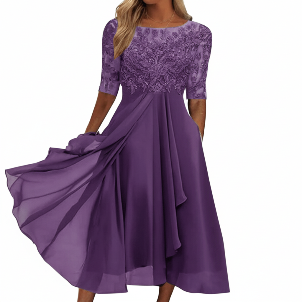 Leichtes Chiffonkleid - FlowingDelight 