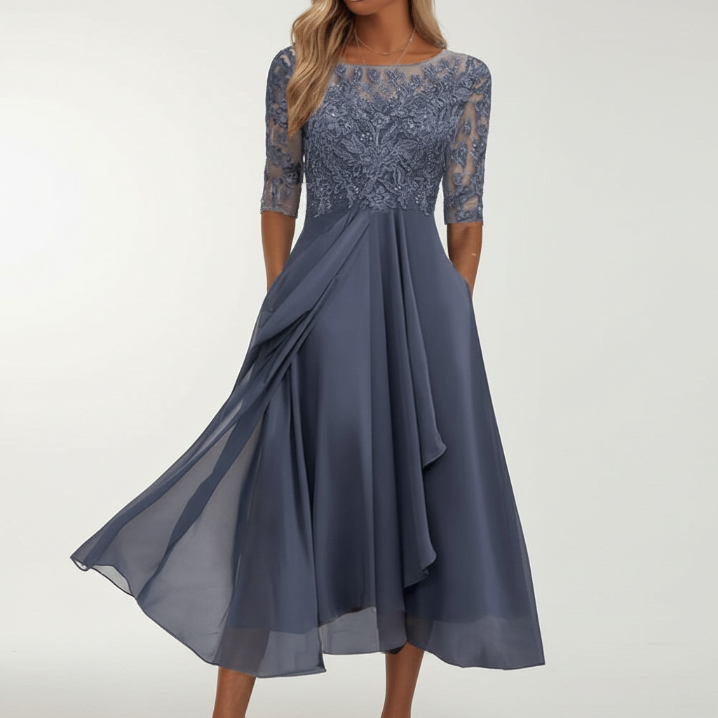 Leichtes Chiffonkleid - FlowingDelight 