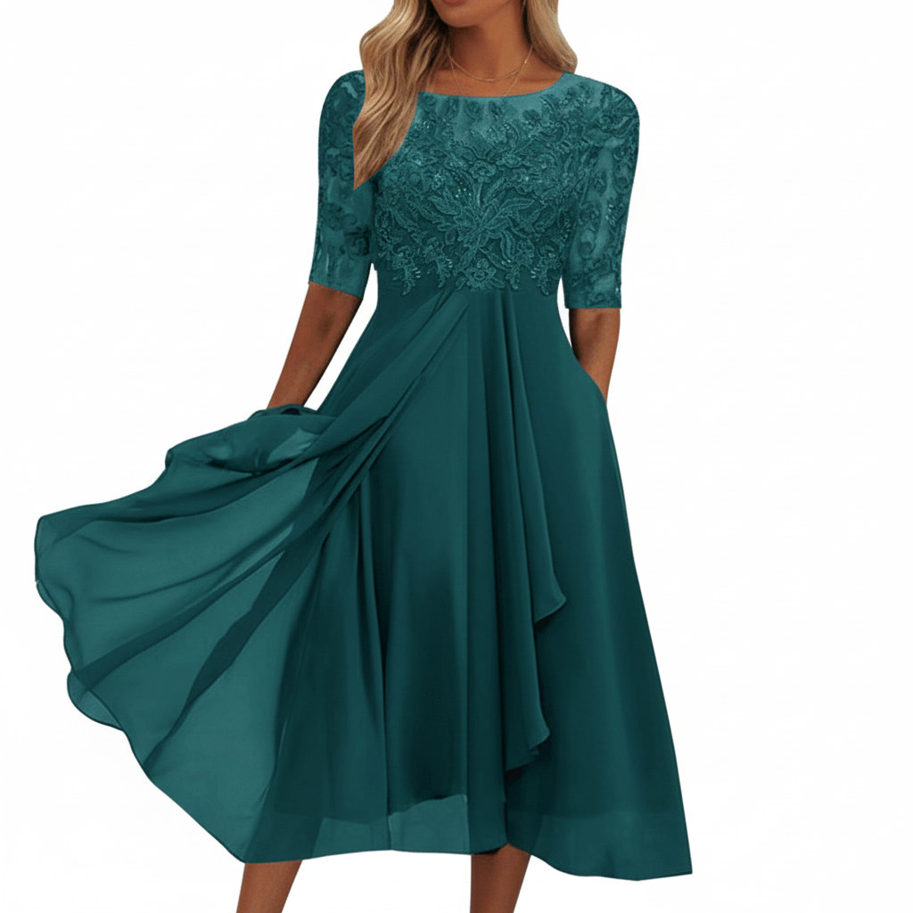 Leichtes Chiffonkleid - FlowingDelight 