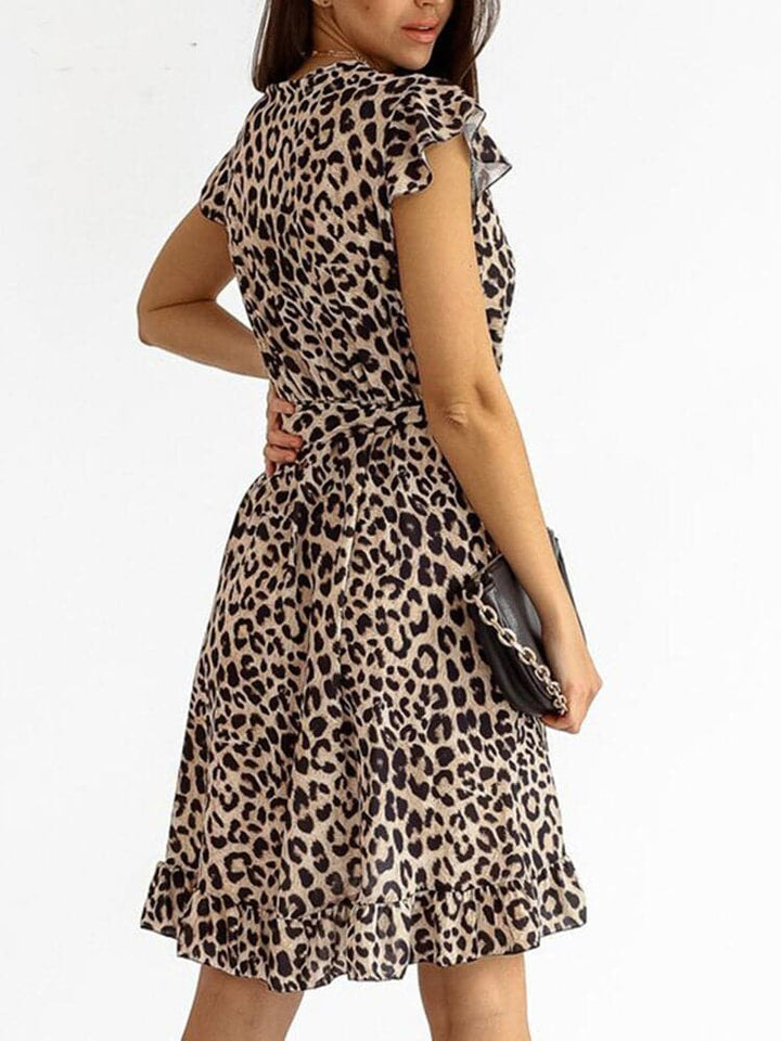 Trendy mini sukně s leopardím vzorem - Amira