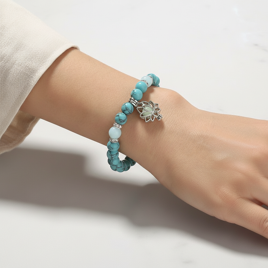 Leuchtendes Perlenarmband - GlowLotus