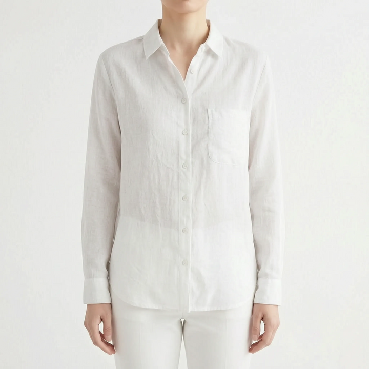 Lightweight Button-Up Shirt -  Alison