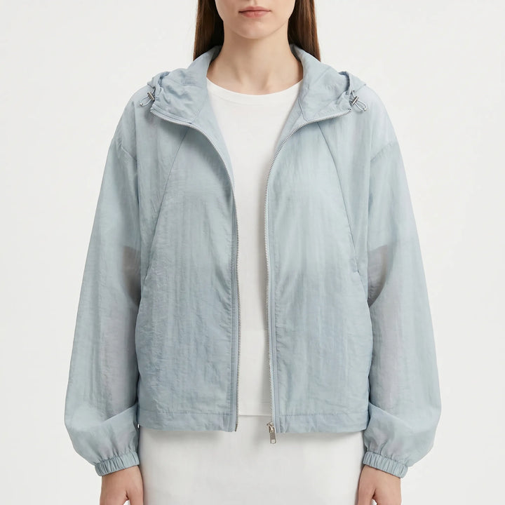 Lightweight Hooded Windbreaker -  Kathryn