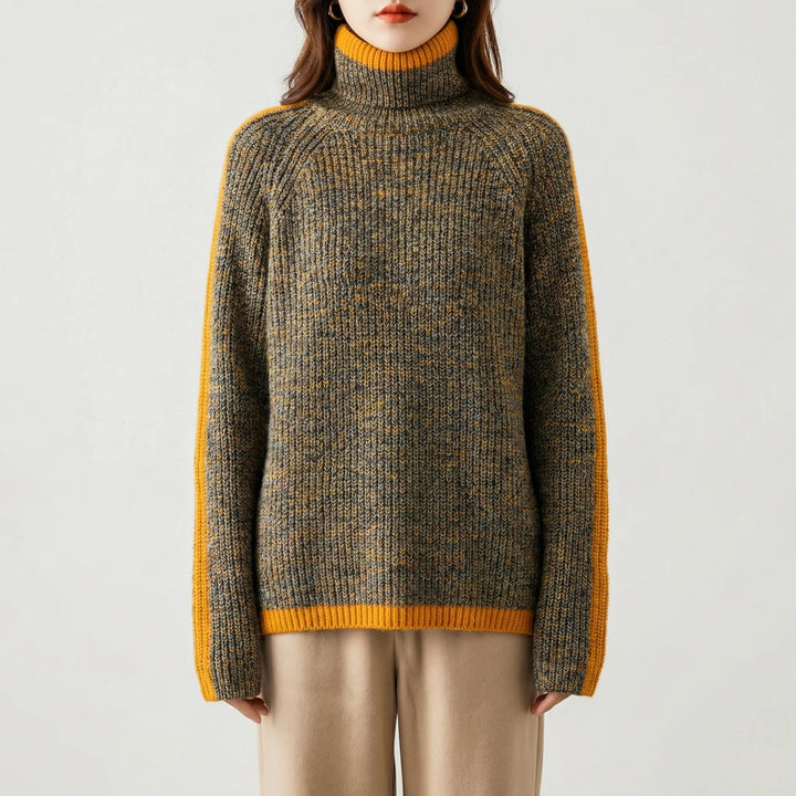 Locker Geschnittener Rollkragenpullover - Ayleen
