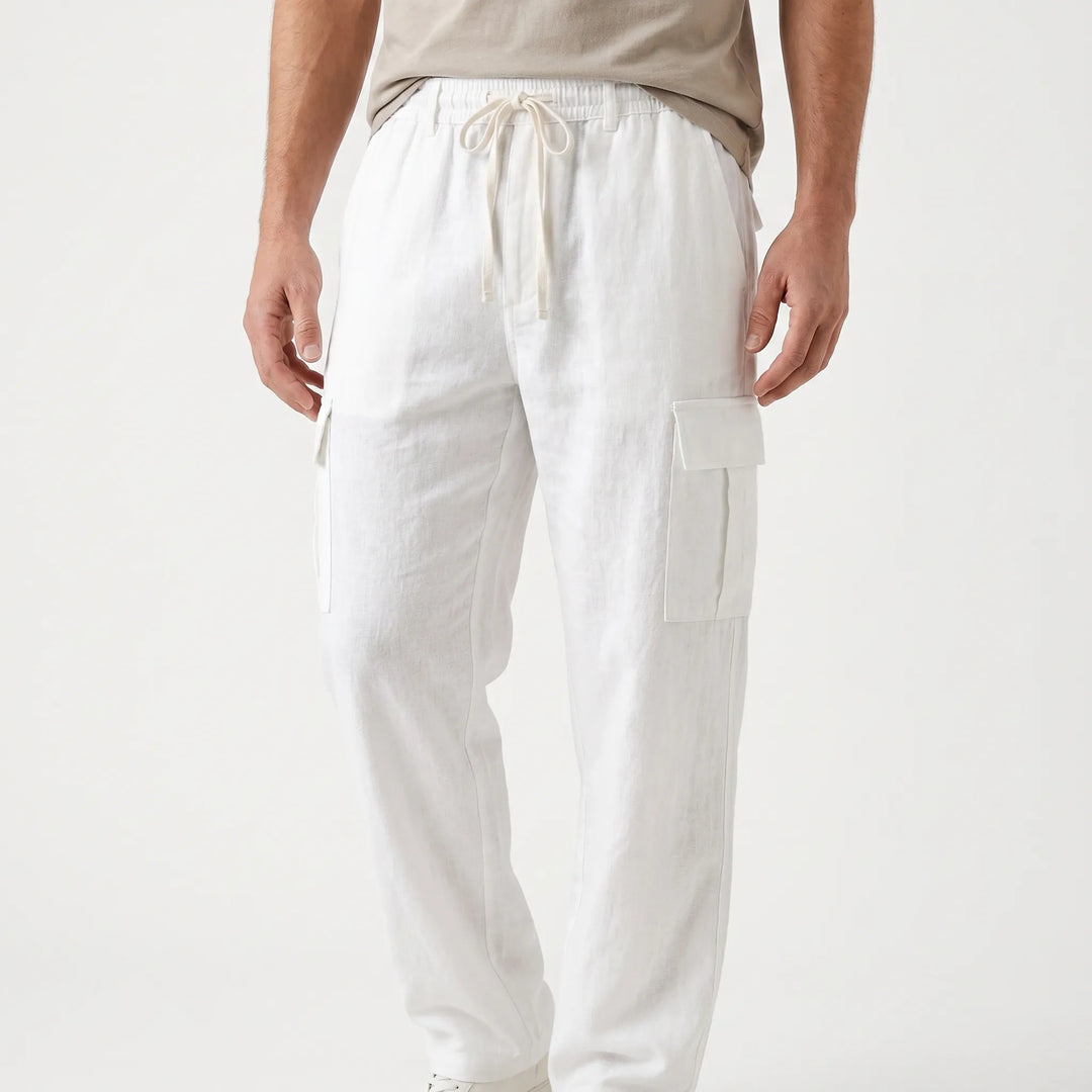 Loose Straight Leg Cargo Trousers -  Otis