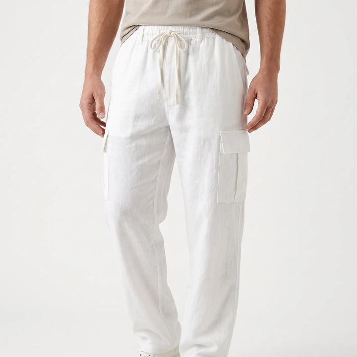Loose Straight Leg Cargo Trousers -  Otis