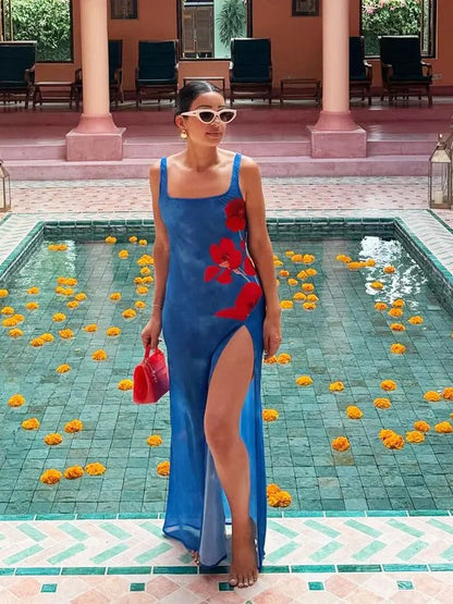 Vzdušné dlouhé letní maxikryté s volnou siluetou – Zelda