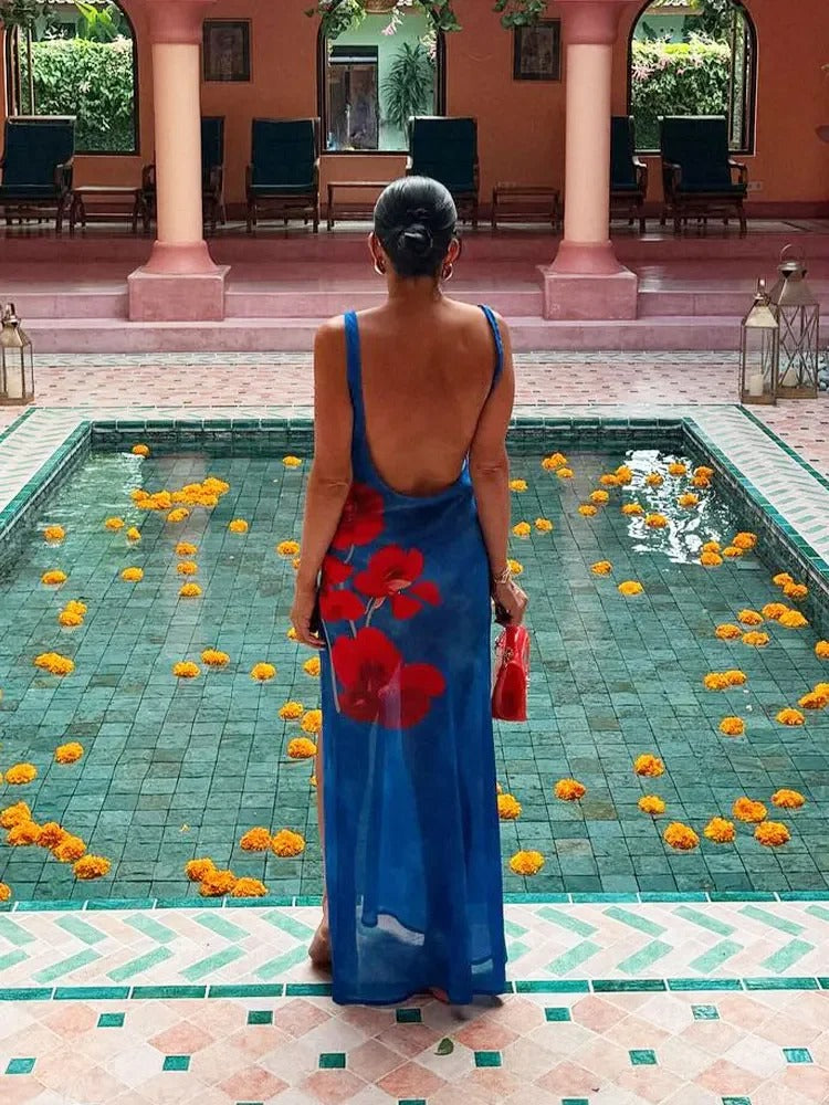 Vzdušné dlouhé letní maxikryté s volnou siluetou – Zelda