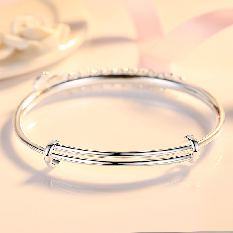 Silberarmband Damen, glänzend, elegant, Schmuck, Accessoire, Geschenk, modisch, hochwertig