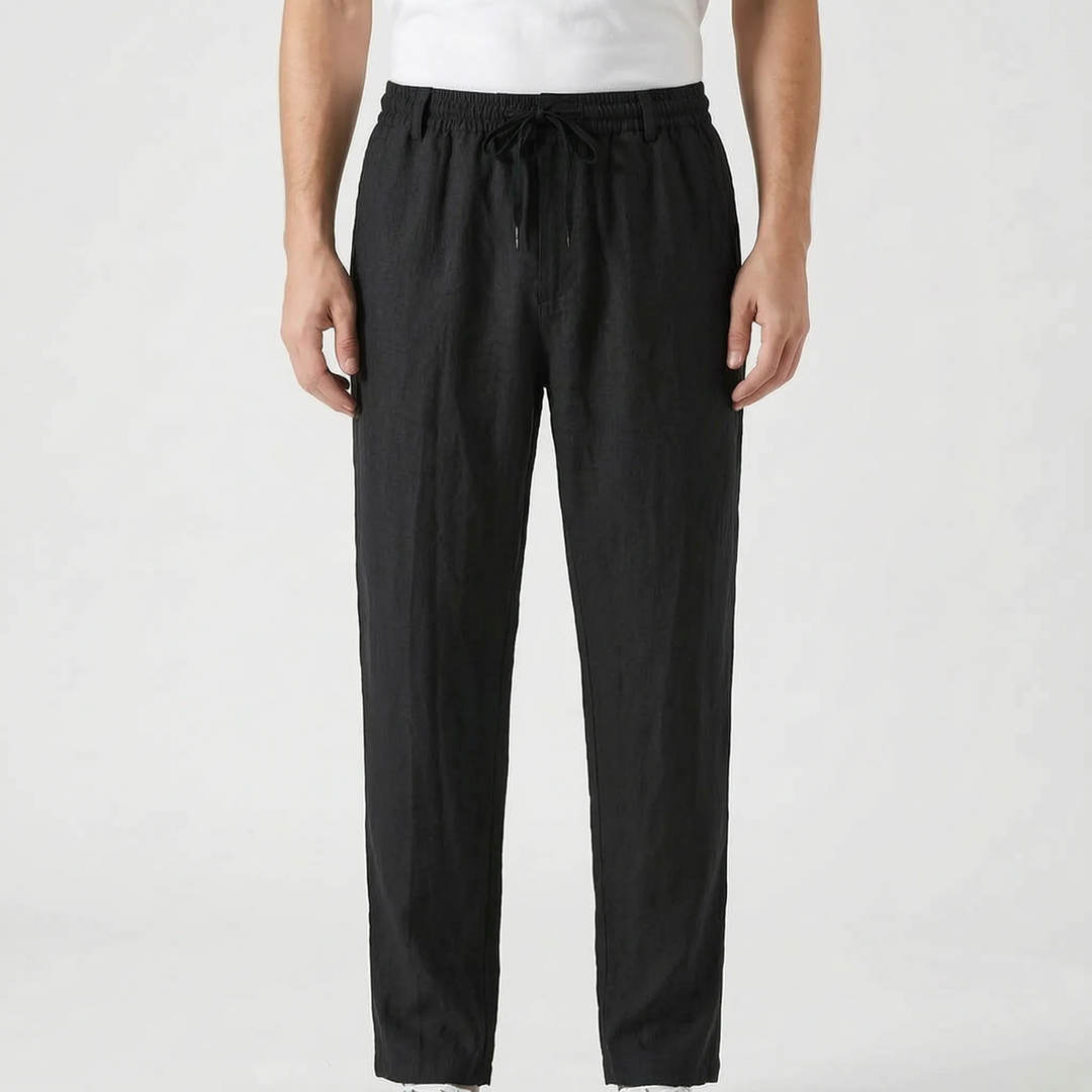 Men's Casual Linen Trousers -  Elias