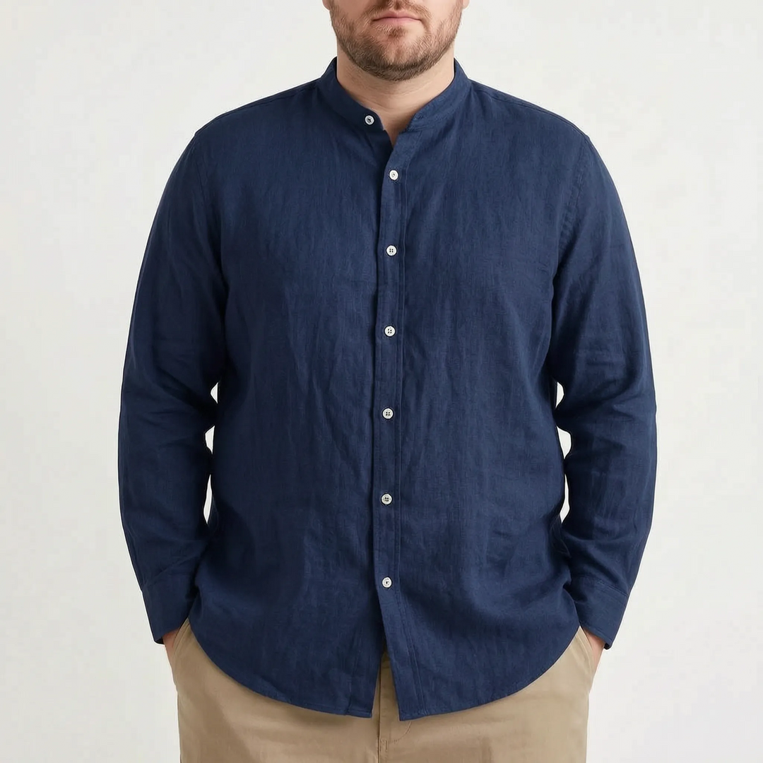 Men's Stand Collar Shirt -  Harry