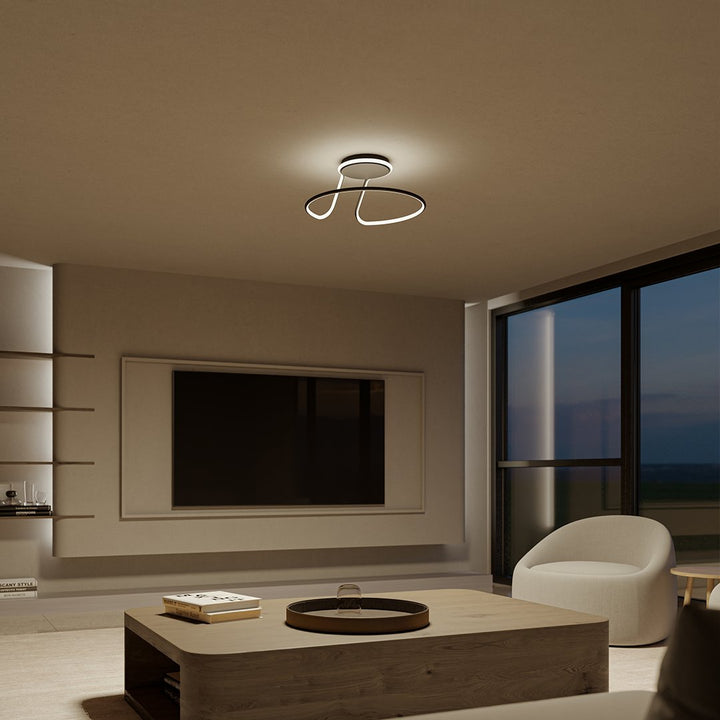 Minimal Modern Ceiling Fixture - Novalume