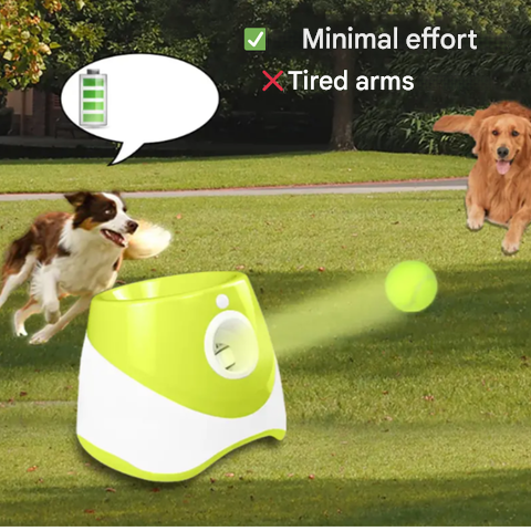 Nabíjecí míčkovací stroj pro psy – FetchPro