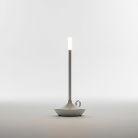 Minimalistische Tischlampe Aluminium - Lightara