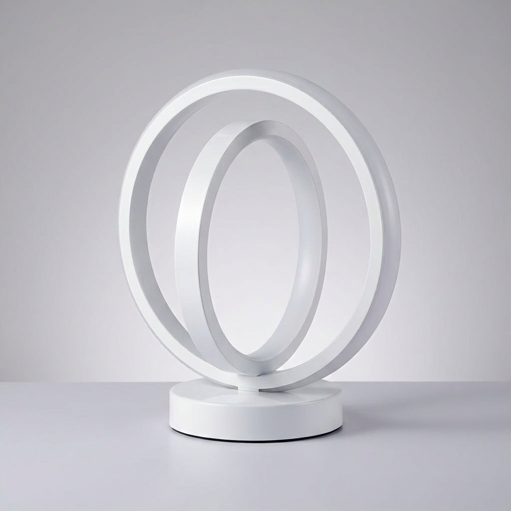 Modern Circular Accent Lamp - AuraLoop