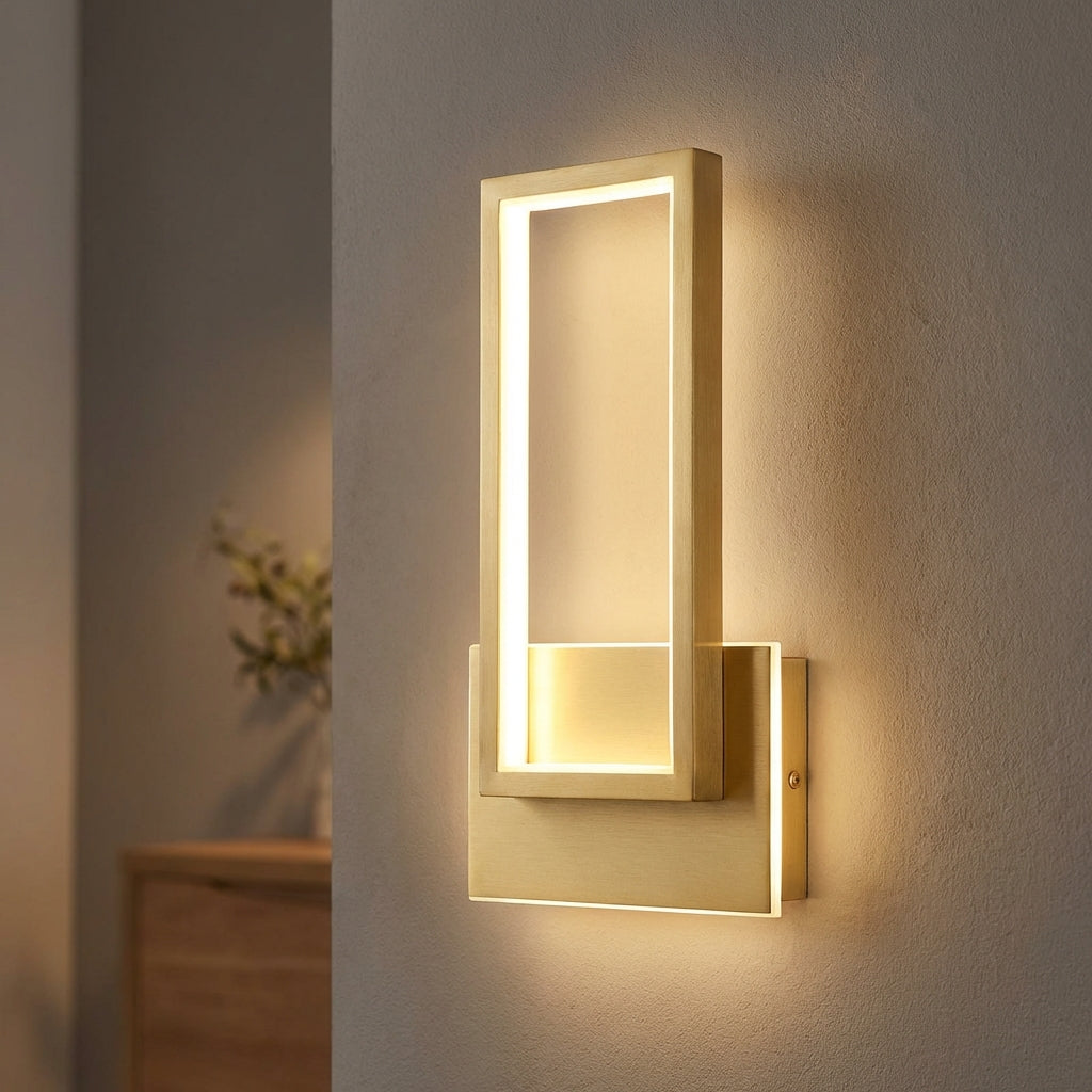 Modern Rectangular Wall Lamp - Brillane