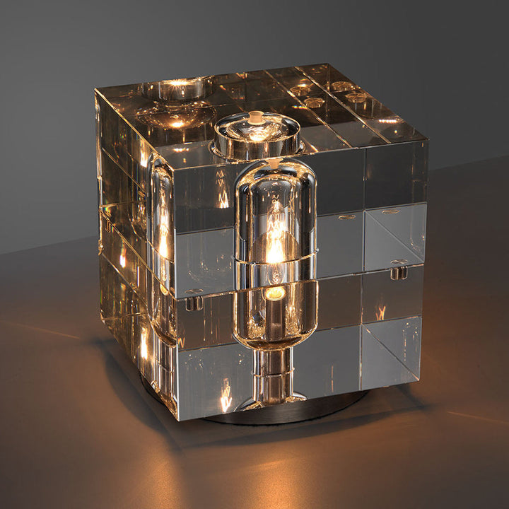 Modern Cube Table Lamp -  Crystalix