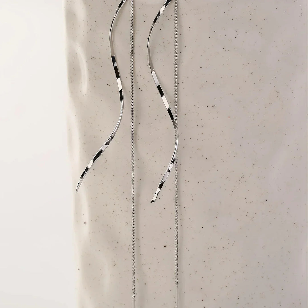 Moderne Ohrstecker - LongWaves 