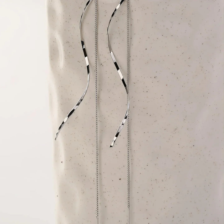 Moderne Ohrstecker - LongWaves 