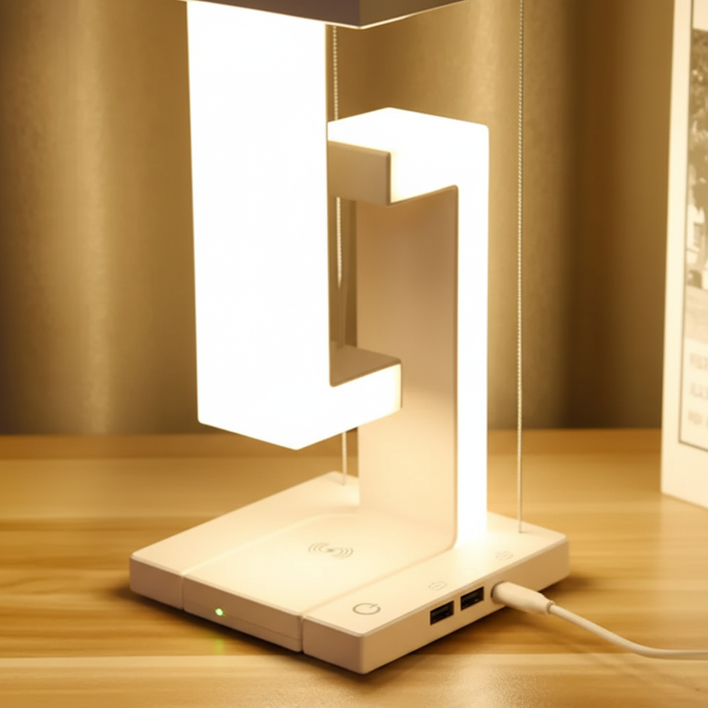 Moderne Schwebende Tischleuchte - FloatGlow