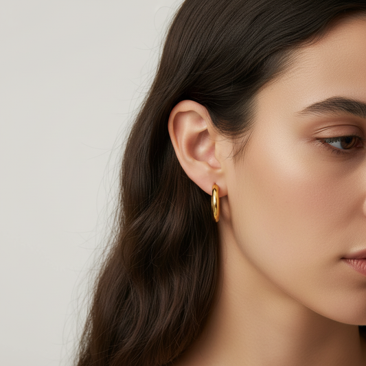 Modische Ohrstecker - ElegantHalf 