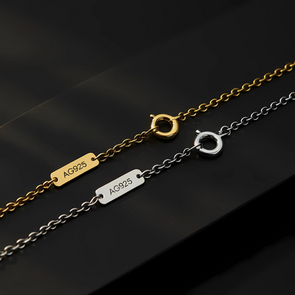 Moissanitové oko | Oko plný briliant Moissanit náhrdelník