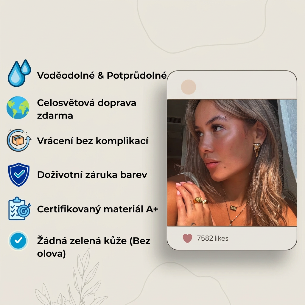 Dvoubarevný vrstvený prsten ze zlata a stříbra s čirými kameny