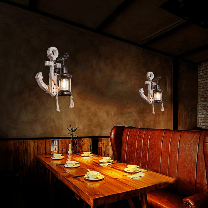 Nautical Anchor Wall Sconce -  NautiGlow
