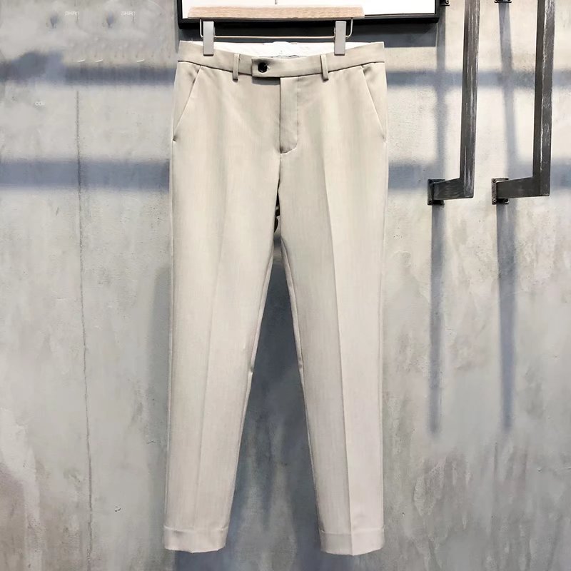 Slim Fit formální pánské kalhoty – Milán