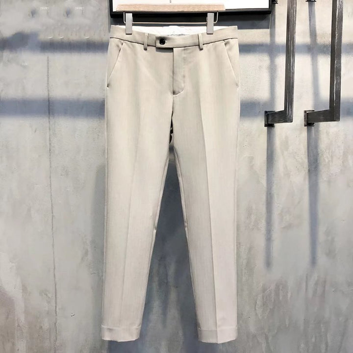 Slim Fit formální pánské kalhoty – Milán