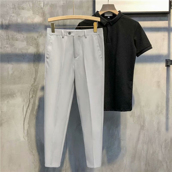 Slim Fit formální pánské kalhoty – Milán