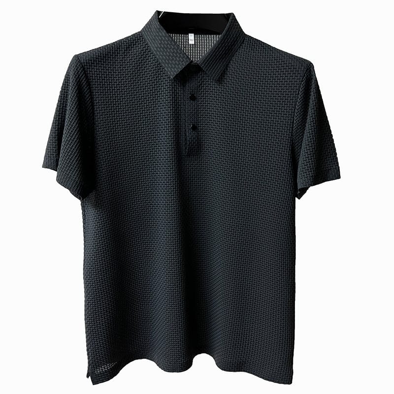 Prodyšná pánská polokošile s mesh detaily a slim fit – podzimní edice Milan