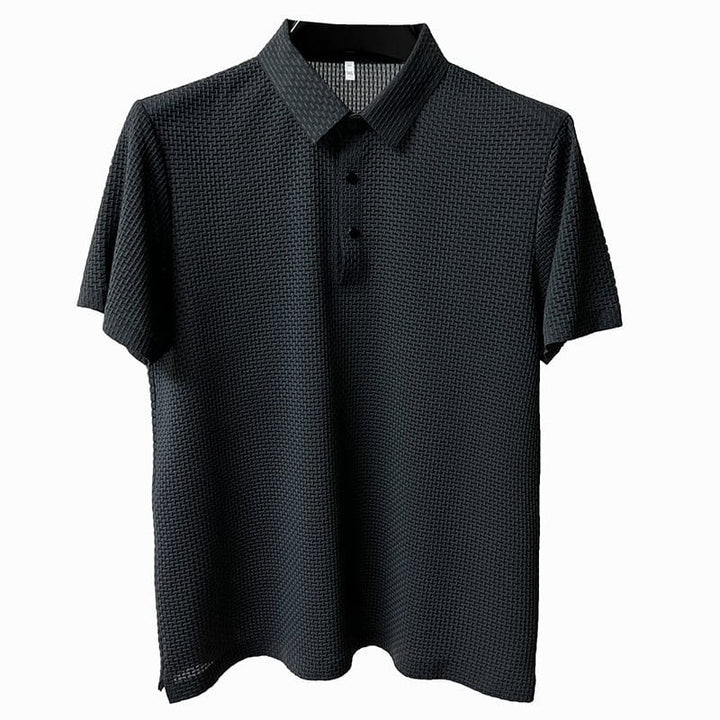 Prodyšná pánská polokošile s mesh detaily a slim fit – podzimní edice Milan