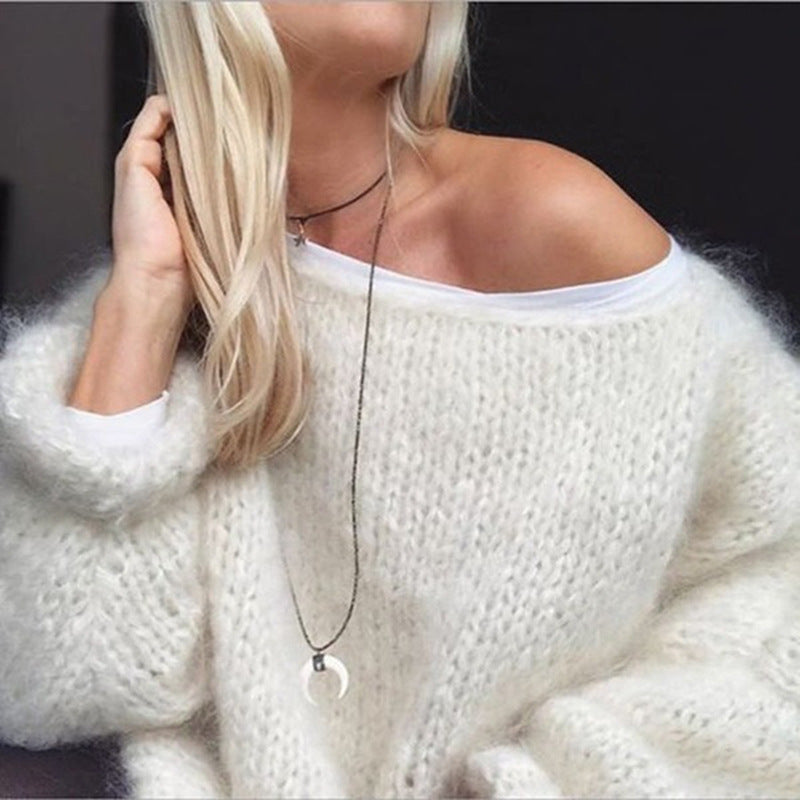 Oversized háčkovaný dámský svetr – Freja