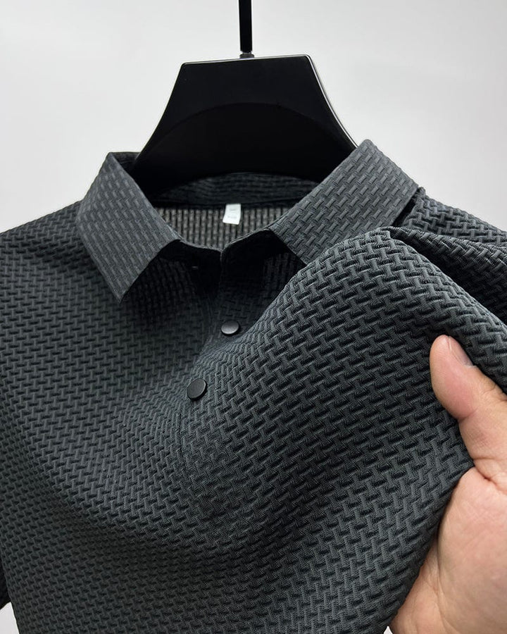 Prodyšná pánská polokošile s mesh detaily a slim fit – podzimní edice Milan