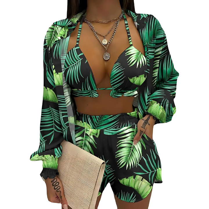 Stylový 3dílný letní outfit na pláž a k bazénu - TropenGlow