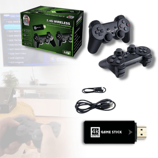 Retro Game Stick s 10 000 hrami – Plugbit