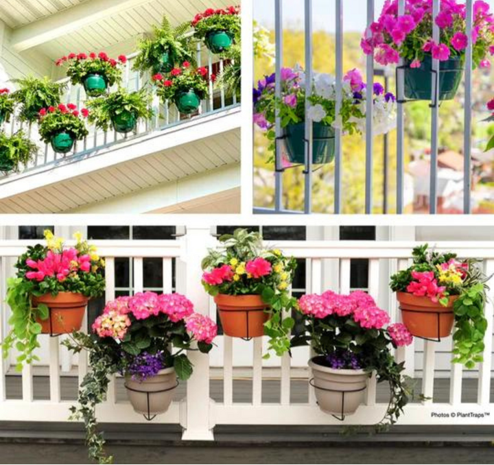 Závěsný květinový stojan na zábradlí – Balconia