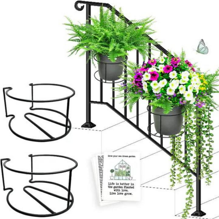Závěsný květinový stojan na zábradlí – Balconia