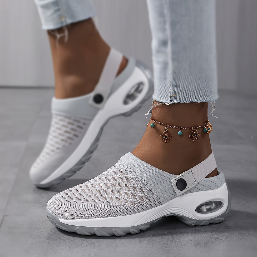 Orthopedic Mesh Clogs for Women | Air-Cushion Support | Non-Slip Slip-Ons 5