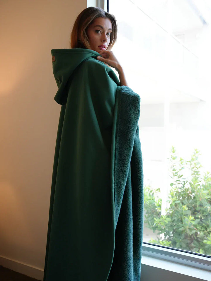 Oversize Kapuzenpullover Decke - Karoline