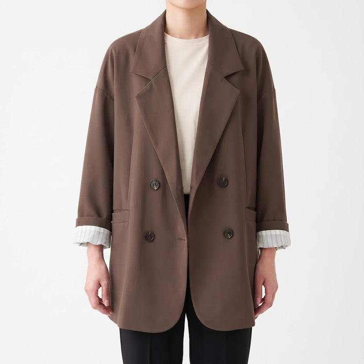 Oversize Sako Dámské Dvouřadé -  Melinda
