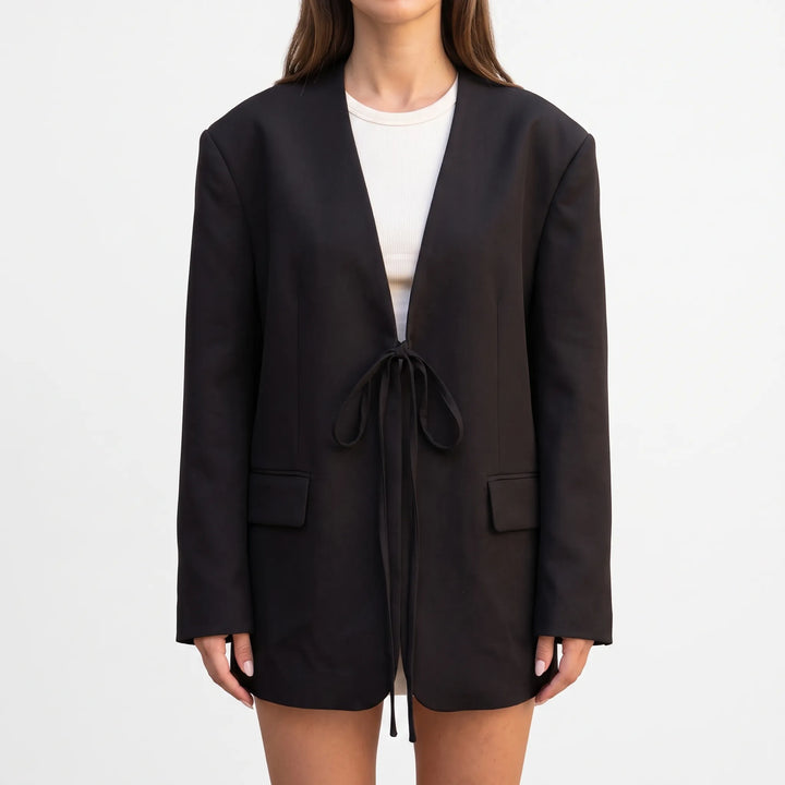 Oversized Černé Sako -  Stacy