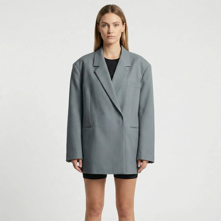 Oversized Damenblazer Mit Klarer Silhouette - Alexia