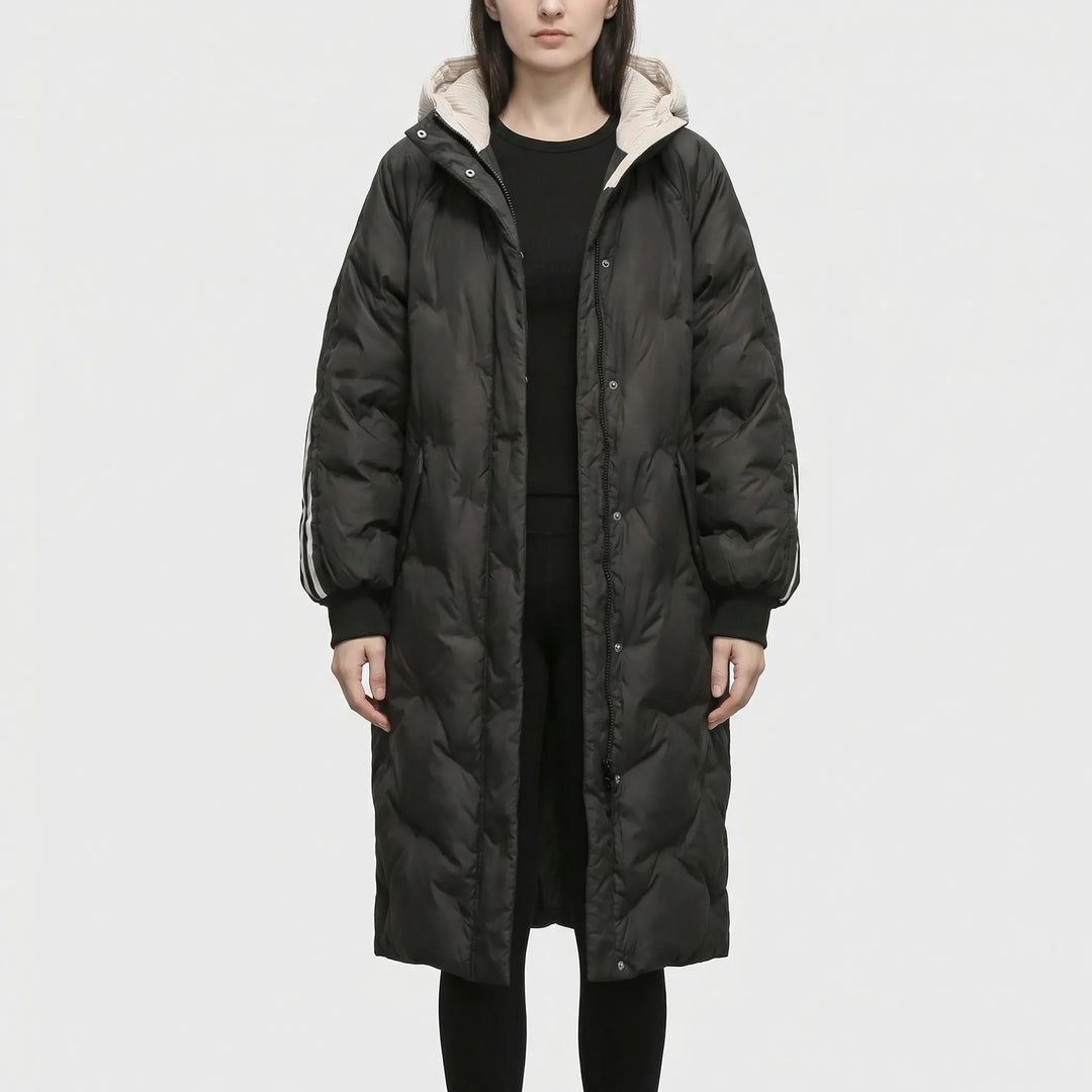 Oversized Quilted Coat For Women - Kimberly