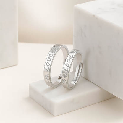 Pár navždy | Sada prstenu Herz Matching PAAR na vždy