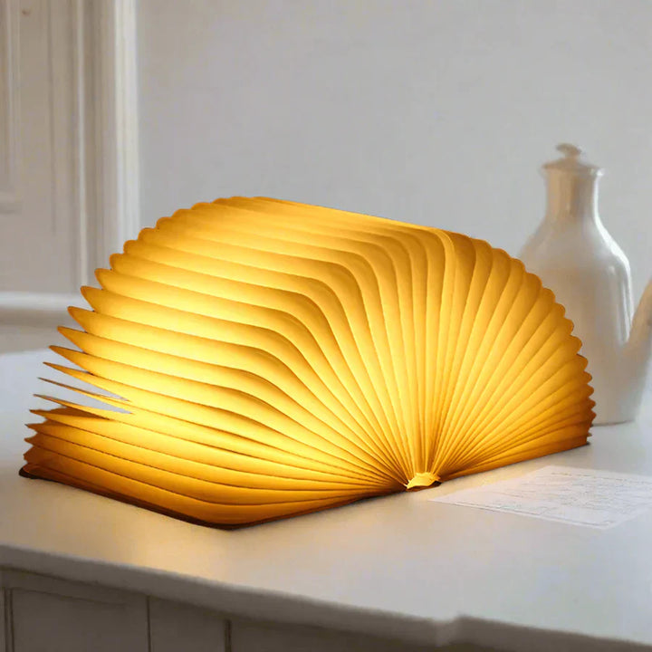 Skládací knižní lampa s teplým LED světlem - StoryGlow