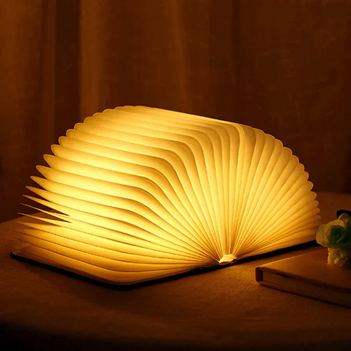 Skládací knižní lampa s teplým LED světlem - StoryGlow